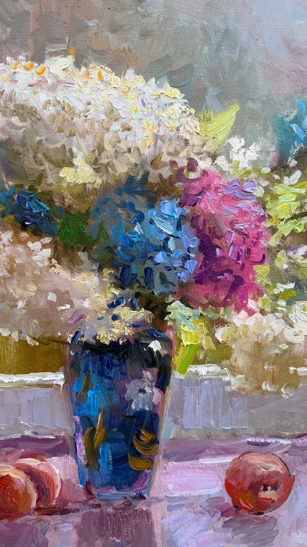 “Summer Garden” — oil on canvas